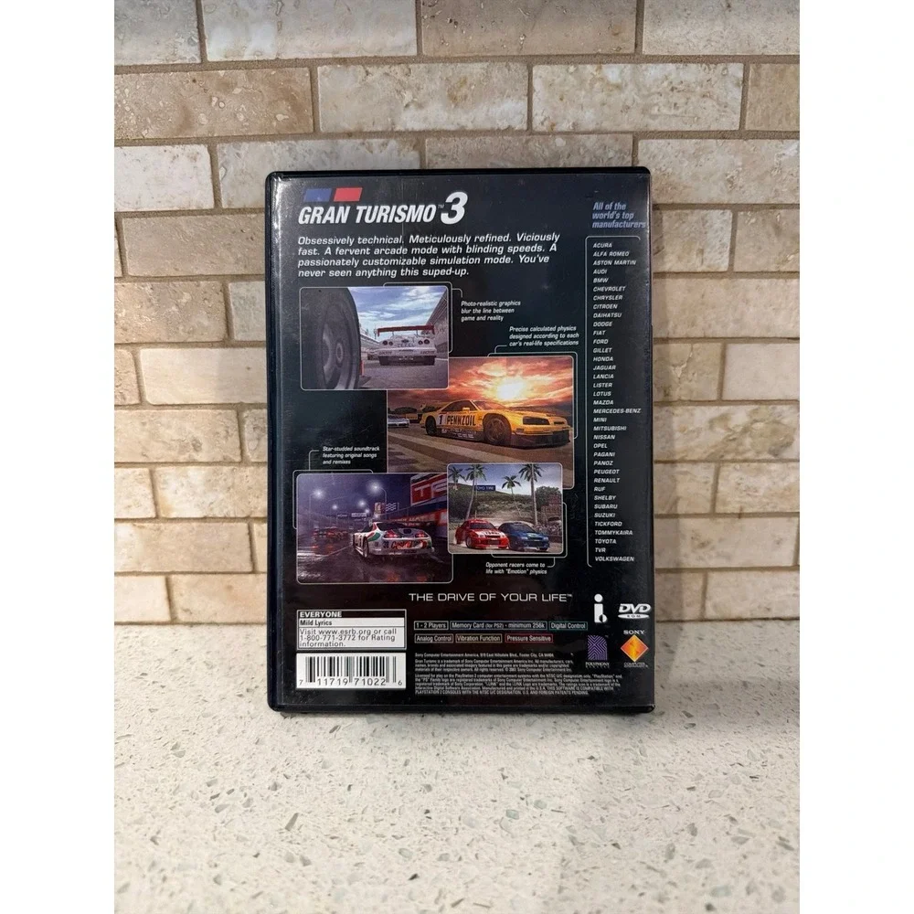 Gran Turismo 3 A‎ Spec PS2 Racing Video Game